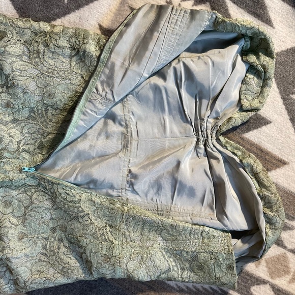 Stunning vintage Tiffany blue 60s cocktail dress! - Picture 14 of 15